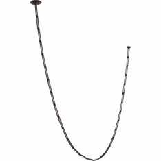 Visual Comfort Modern CATENA-149-LINK-CHANDELIER-BRONZE Catena Modern Bronze LED 149" Link Chandelier Light