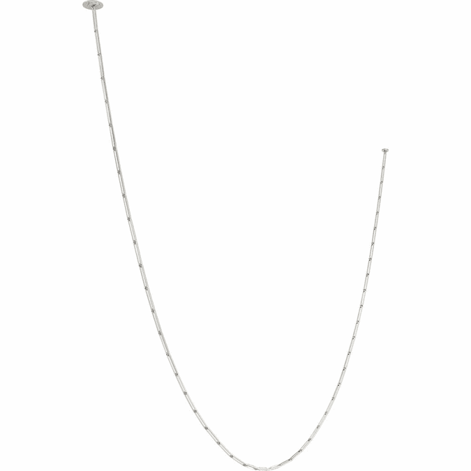Visual Comfort Modern CATENA-241-LINK-CHANDELIER-NICKEL Catena Modern Polished Nickel LED 241" Link Lighting Chandelier