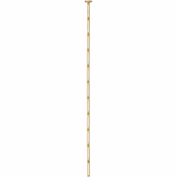 Visual Comfort Modern Catena Modern Hand Rubbed Antique Brass LED 57" Mini Lighting Pendant