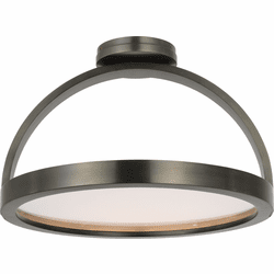 Visual Comfort Modern KWFM19127BZ Cerne Modern Dark Bronze LED Flush Lighting