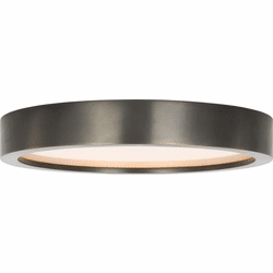 Visual Comfort Modern KWFM19327BZ Cerne Contemporary Dark Bronze LED Flush Lighting