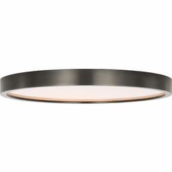 Visual Comfort Modern KWFM19527BZ Cerne Contemporary Dark Bronze LED Flush Mount Light Fixture