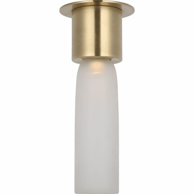 Visual Comfort Modern KWFM49927CEHAB Volver Contemporary Hand Rubbed Antique Brass LED Ceiling Light Fixture