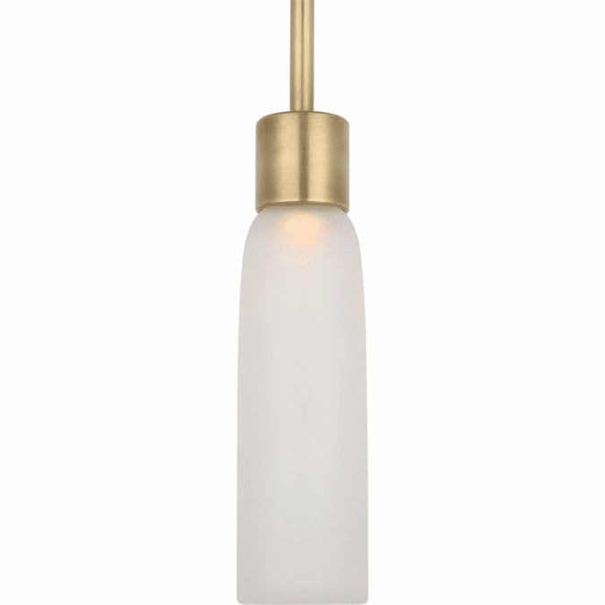 Visual Comfort Modern KWPD49527CEHAB Volver Contemporary Hand Rubbed Antique Brass LED Mini Pendant Lamp