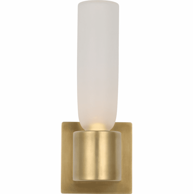 Visual Comfort Modern KWWS49727CEHAB Volver Contemporary Hand Rubbed Antique Brass LED Wall Lamp