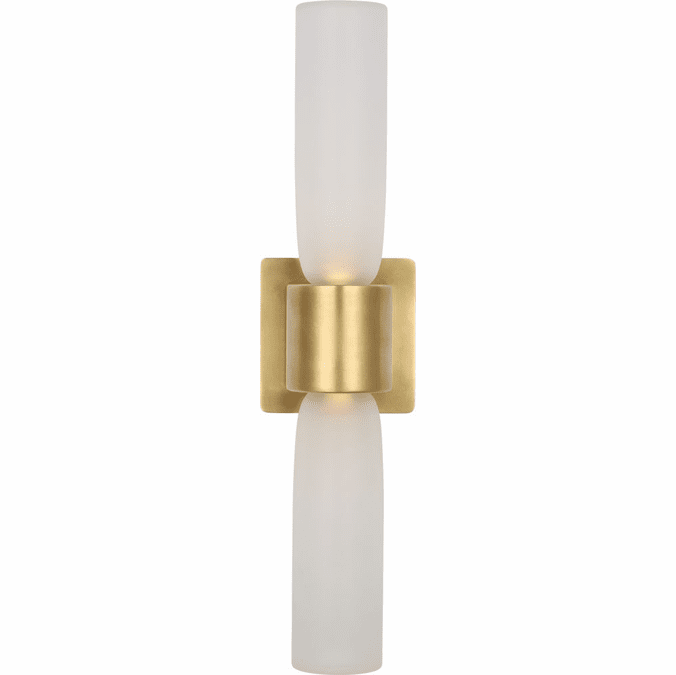Visual Comfort Modern KWWS49827CEHAB Volver Contemporary Hand Rubbed Antique Brass LED Wall Lighting Fixture