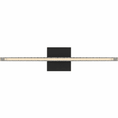 Visual Comfort Modern MDBA18427B Serre Contemporary Nightshade Black LED 24" Bathroom Vanity Lighting