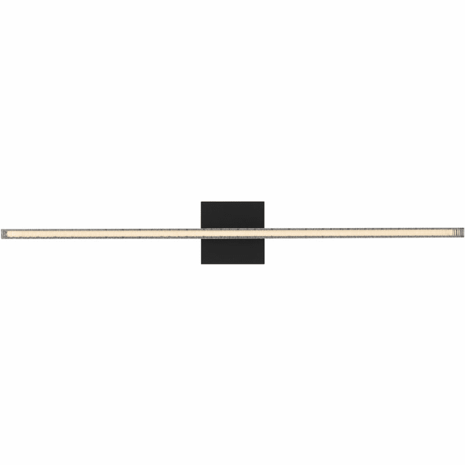 Visual Comfort Modern MDBA18527B Serre Modern Nightshade Black LED 36" Bathroom Sconce