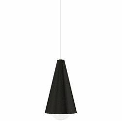 Visual Comfort Modern MINI-JONI-PENDANT-1 Joni Modern Nightshade Black LED Mini Pendant Lighting Fixture