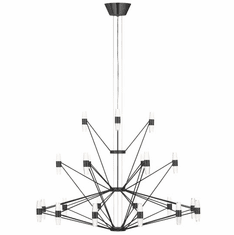 Visual Comfort Modern SLCH24627BZ Lassell Modern Dark Bronze LED Ceiling Chandelier