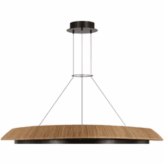 Visual Comfort Modern SLCH55727NTBZ Noa Contemporary Bronze LED 50.5" Pendant Light