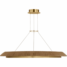 Visual Comfort Modern SLCH55727NTHAB Noa Contemporary Hand Rubbed Antique Brass LED 50.5" Drop Lighting