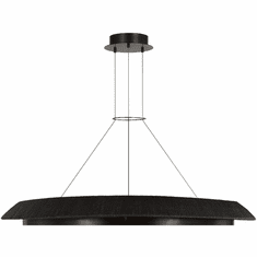 Visual Comfort Modern SLCH55727WBKBZ Noa Modern Bronze LED 50.5" Pendant Lighting Fixture