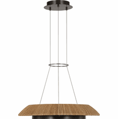 Visual Comfort Modern SLCH56027NTBZ Noa Modern Bronze LED 27" Pendant Lamp