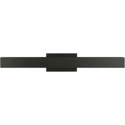 Visual Comfort Modern SLPC11830B Bau Contemporary Nightshade Black LED 18" Art Lamp