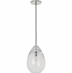 Visual Comfort Modern SLPD279CN Alina Modern Polished Nickel LED Mini Pendant Lamp