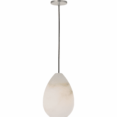Visual Comfort Modern SLPD544ALBN-L Alina Modern Polished Nickel LED Mini Hanging Light Fixture