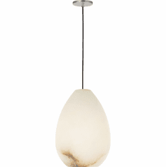 Visual Comfort Modern SLPD545ALBN Alina Contemporary Polished Nickel Mini Pendant Lamp