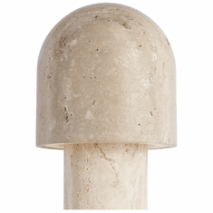 Visual Comfort Modern SLTB34227NT Kennett Contemporary Natural Travertine LED Table Lighting