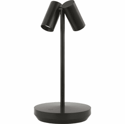 Visual Comfort Modern SLTB53427BZ Doppia Contemporary Bronze LED Rechargeable Outdoor Table Lamp