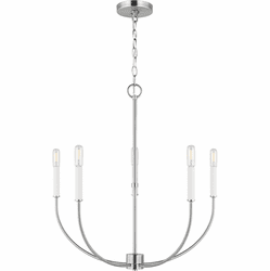 Visual Comfort Studio 3167105-962 Greenwich Modern Brushed Nickel Chandelier Light