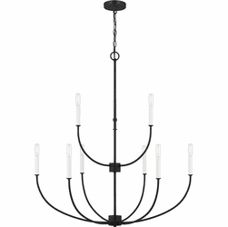 Visual Comfort Studio 3167109-112 Greenwich Contemporary Midnight Black Lighting Chandelier