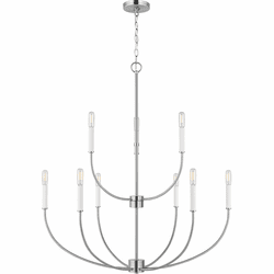 Visual Comfort Studio 3167109-962 Greenwich Modern Brushed Nickel Chandelier Light