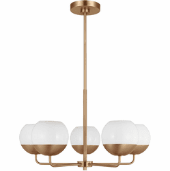 Visual Comfort Studio 3168105EN3-848 Alvin Contemporary Satin Brass 26" Chandelier Light