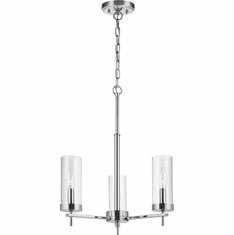 Visual Comfort Studio 3190303-05 Zire Contemporary Chrome Mini Chandelier Light