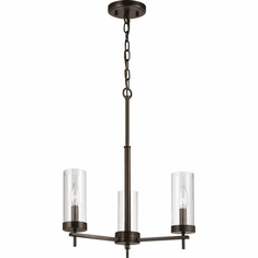 Visual Comfort Studio 3190303-778 Zire Modern Brushed Oil Rubbed Bronze Mini Chandelier Lighting