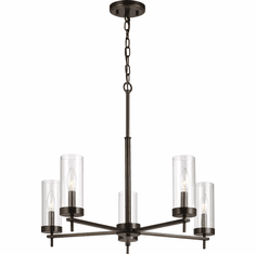 Visual Comfort Studio 3190305-778 Zire Contemporary Brushed Oil Rubbed Bronze Chandelier Light