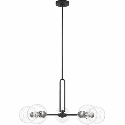 Visual Comfort Studio 3255705EN7-112 Codyn Modern Midnight Black 34" Chandelier Light
