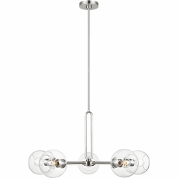 Visual Comfort Studio 3255705EN7-962 Codyn Modern Brushed Nickel 34" Lighting Chandelier