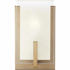 Visual Comfort Studio 4130801-848 Syll Contemporary Satin Brass Lighting Wall Sconce