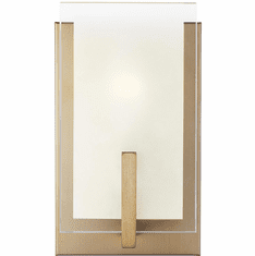 Visual Comfort Studio 4130801EN-848 Syll Contemporary Satin Brass LED Wall Mounted Lamp