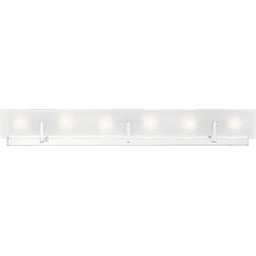 Visual Comfort Studio 4430806-05 Syll Modern Chrome 6-Light Bathroom Light Sconce