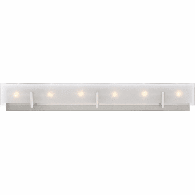 Visual Comfort Studio 4430806-962 Syll Modern Brushed Nickel 6-Light Bathroom Lighting Sconce