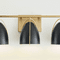 Visual Comfort Studio 4451703-848 Norman Contemporary Satin Brass / Midnight Black 3-Light Bathroom Light Fixture - alt
