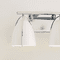 Visual Comfort Studio 4451802-05 Norman Modern Chrome / Matte White 2-Light Vanity Light - alt