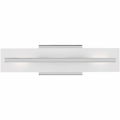 Visual Comfort Studio 4454302EN3-05 Dex Contemporary Chrome 2-Light Bathroom Lighting Fixture
