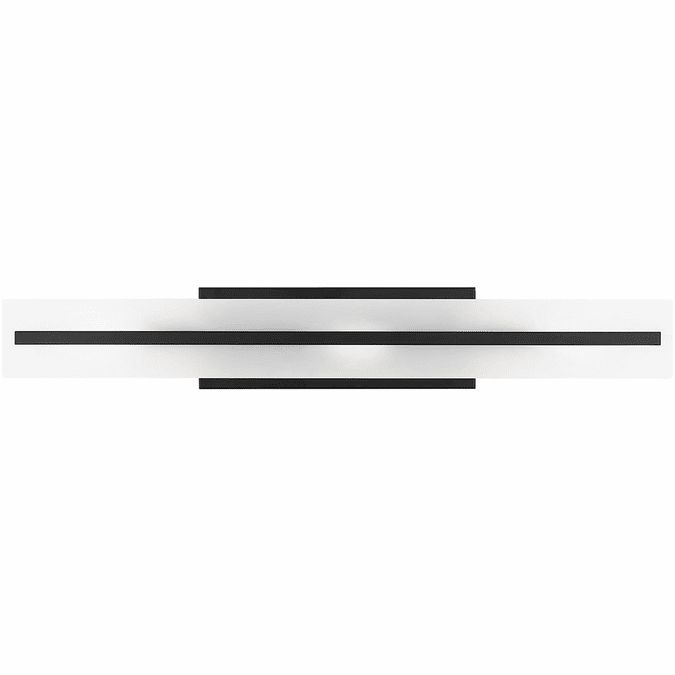 Visual Comfort Studio 4654303-112 Dex Modern Midnight Black 3-Light Bathroom Light Sconce