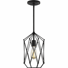 Visual Comfort Studio 5134101-112 Zarra Contemporary Midnight Black Mini Lighting Pendant