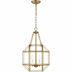 Visual Comfort Studio 5179403EN-848 Morrison Modern Satin Brass LED Fluorescent 13.5" Pendant Lamp