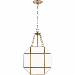 Visual Comfort Studio 5179453EN-848 Morrison Modern Satin Brass LED 13.5" Drop Lighting
