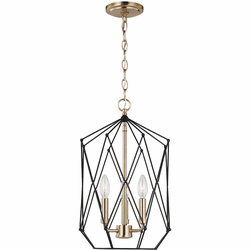 Visual Comfort Studio 5234103EN-848 Zarra Modern Satin Brass LED 12" Ceiling Pendant Light