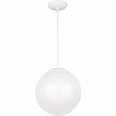 Visual Comfort Studio 6024EN3-15 Leo - Hanging Globe Modern White LED 14" Hanging Lamp