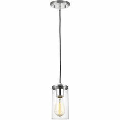 Visual Comfort Studio 6190301-05 Zire Contemporary Chrome Mini Ceiling Light Pendant
