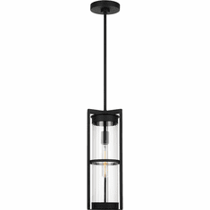 Visual Comfort Studio 6226701-12 Alcona Modern Black Exterior Mini Lighting Pendant