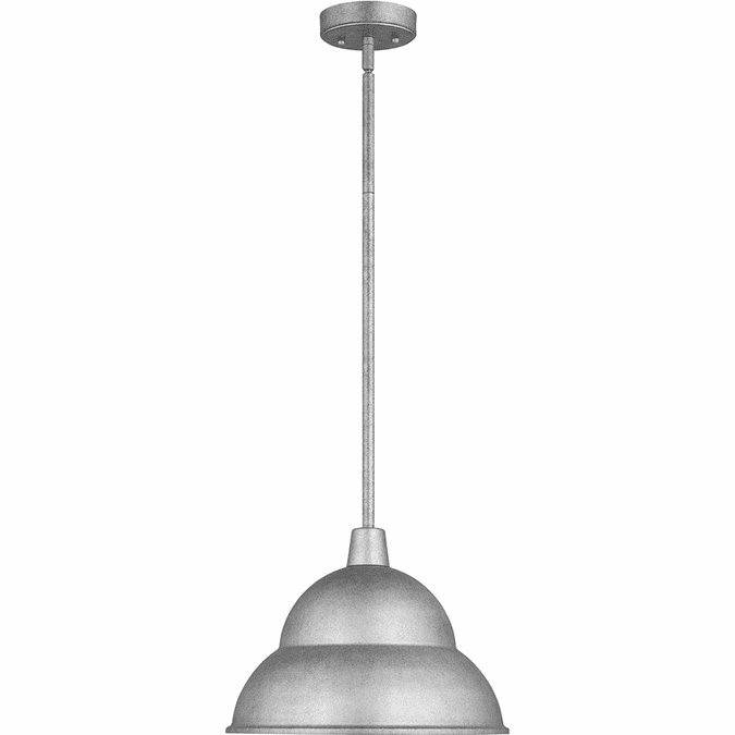 Visual Comfort Studio 6236701EN3-57 Barn Light Weathered Pewter LED Outdoor Lighting Pendant