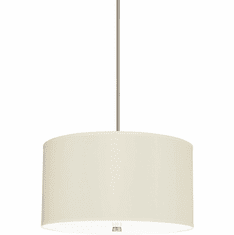 Visual Comfort Studio 65262-962 Dayna Shade Pendants Brushed Nickel Drum Hanging Light